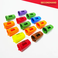 Set-of-14 Coloured End Caps for JTS MH920 Handheld Transmitters (secondhand)