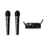 AKG WMS40 Mini Dual Handheld Wireless System US25-A/C 537.500/539.300 MHz