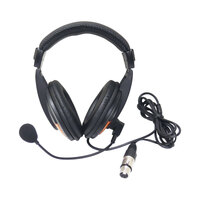 Salar A17 Dual Ear Headset with Condenser Microphone & XLR4F Connection