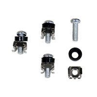 Cage Nuts with Bolt & Washer - Pack of 4