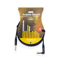 Amphenol AMRJJ6 6M 6.35mm Jack to 90deg 6.35mm Jack