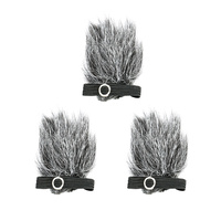 Boya B05 Fluffy Fur Windshield for Lavalier Microphone - 3-pack