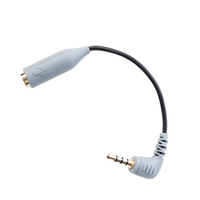 Boya CIP2 3.5mm TRRS Jack to 3.5mm TRS Socket Adaptor for phone & pad