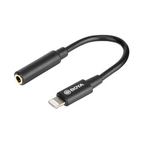 Boya K3 Audio Adapter Cable 3.5mm TRRS (female) Connector to Lightning Connector