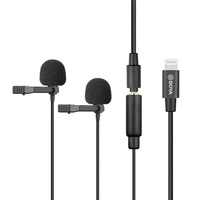 Boya M2D Dual Lavalier Microphones for iOS Devices with Lightning Connector