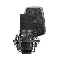 Boya M800 Large Diaphragm Condenser Microphone with Shock Mount & Pop Shield