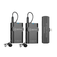 Boya WM4 Pro K4 Dual Channel Wireless Microphone System for iOS Devices