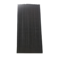 BravoPro 36ABK 3M x 6M Black Cotton Velvet Curtain - Gathered
