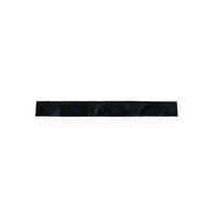 BravoPro Velvet Stage Skirt Black 4.2m x 0.2m 50% fullness 290g/m