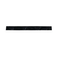 BravoPro Velvet Stage Skirt Black 6.2m x 0.2m 50% fullness 290g/m