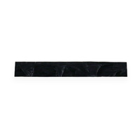 BravoPro Velvet Stage Skirt Black 6.2m x 0.4m 50% fullness 290g/m