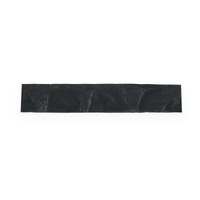 BravoPro Brushed Cotton Stage Skirt Black 6.2m x 0.6m 50% fullness 365g/m