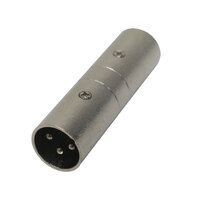 BravoPro A-034 Male XLR Adaptor 3pin Male - 3pin Male