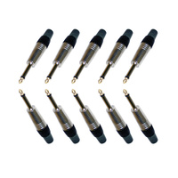 BravoPro AP1224 6.35mm TS Jack Line Conector x10