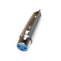 BravoPro AP1329 3pin XLR Female to RCA Plug Adaptor