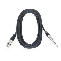BravoPro AP2117-06 6M 3pin Female XLR to 6.35mm Jack Plug Mic. Cable