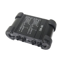 BravoPro DB-06 Dual Channel Passive Direct Box