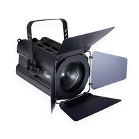 Theatre Spotlight with Fresnel Lens, Barndoor, Colour Frame & Piggy-Back Plug - 500w/650w
