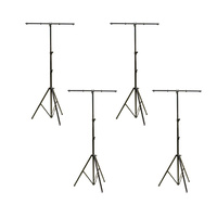 BravoPro LS009 3-Section Lighting Stand with T-Bar x4