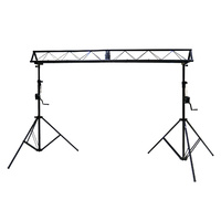 BravoPro LS019 3M Steel Tri Truss with 2 x 3.3M Winch-Up Stands - 135KG Load