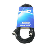 BravoPro MIDI-002 6M MIDI Cable - Male 5-pin DIN to Male 5-pin DIN