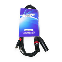 BravoPro PD010-03  3M Dual Cable 2 x 3-pin XLR Male to 2 x RCA Male