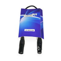 BravoPro PL002-0.5 500mm 3-pin XLR DMX512 Control Cable