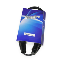 BravoPro PL002-01 1M 3-pin XLR DMX512 Control Cable