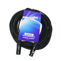 BravoPro PXX001-15 15M Microphone Cable 3-pin XLR Male to 3-pin XLR Female