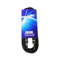 BravoPro SS006A-05 5M Speaker Cable - 6.35mm TS Jack Plug to 6.35mm TS Jack Plug