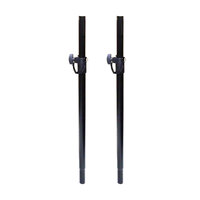 2x BravoPro SS014 Sub Woofer Adjustable Speaker Pole
