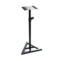 BravoPro SS015 Black Monitor Speaker Floor Stand - Single