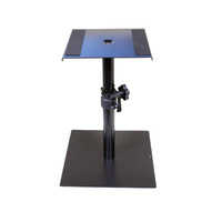 BravoPro SS036 Black Monitor Speaker Table Stand - Single