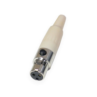 BravoPro TA3F 3-pin Connector for AKG Wireless - Beige