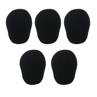 BravoPro WS85 Foam Windsock 5-Pack suits Standard Microphones - Black