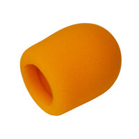 BravoPro WS85 Foam Windsock suits Standard Microphones - Orange