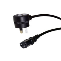 2 Metre IEC Socket to 240v 3pin Piggy Back Plug