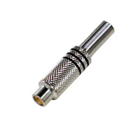 RCA Female Line Connector with Black Rings
