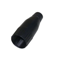 Amphenol AC Connector Boot - Black with large 8.5mm Grommet