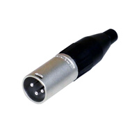 Amphenol AC3MMJ 3-pin XLR Male Large-Jaw Line Connector