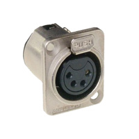 Amphenol AC4FDZ 4-pin XLR Female Panel Mount Connector