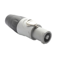 Amphenol HP-3-FG Grey Powercon B-type Line Connector - OUT