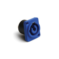 Amphenol HP-3-MDW Blue 25A Power In PowerCON Chassis Connector