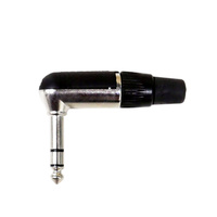 Neutrik 6.35mm 90-deg. TRS Stereo Jack Plug