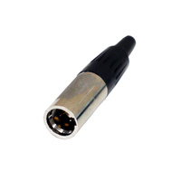 TA3M TQG 3-pin Mini XLR Male​ Line Connector