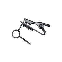 BravoPro B02 Tie-Clip to suit 6mm Lavalier Microphone - Black
