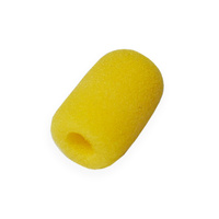 BravoPro Beige Foam Windsock for 6mm Lavalier or Headworn Microphone