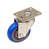 Encore Light Blue 100mm Swivel Castor