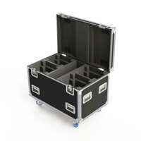 Encore MH021 4 Unit  Martin Rush MH4 Road Case with Castors - Black