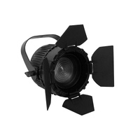 Event Lighting F96VW LED Fresnel (Black chassis) 20 - 50 deg Zoom with Barndoor